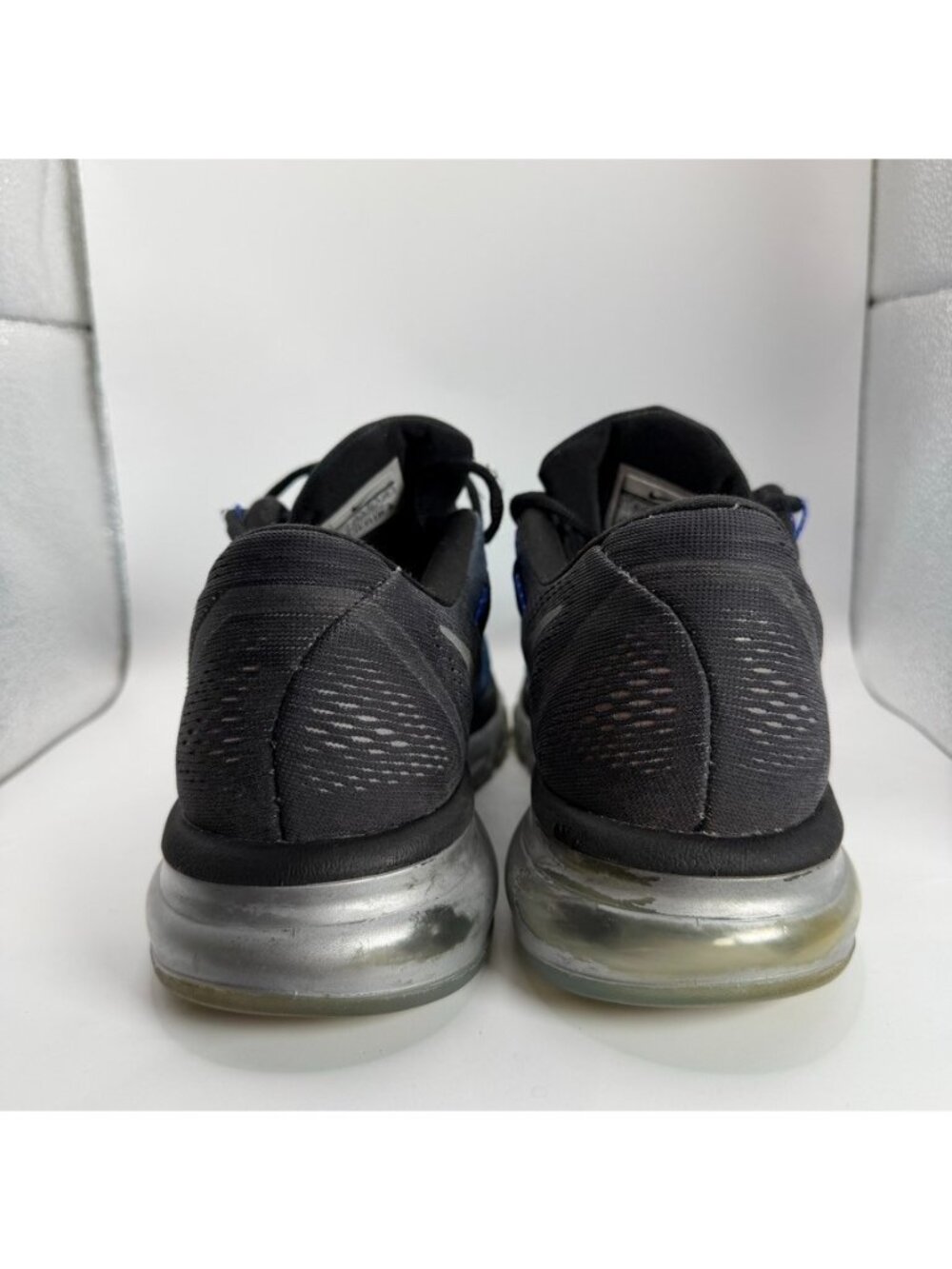 Nike Air Max 2016 Premium Reflective Shoes Mens 11.5 Run Silver Blue 810885-004 - Picture 6 of 12